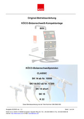 KOCO 805i Originalbetriebsanleitung