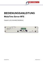 Mobatime MTS Serie Bedienungsanleitung