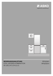 Asko RFN23841 Bedienungsanleitung