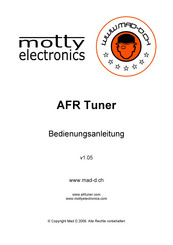Mad D Motty electronics AFR Tuner Bedienungsanleitung
