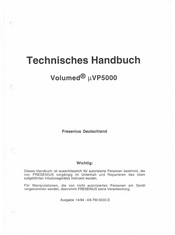 Volumed mVP5000 Technisches Handbuch