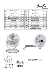 CasaFan SafeLine DESK2PROTECT Montage- Und Betriebsanleitung