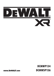 DeWalt XR DCMWP134 Bersetzung Der Originalanweisungen