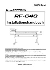 Roland VersaExpress rf-640 Installationshandbuch