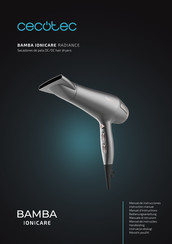 cecotec BAMBA IONICARE RADIANCE Bedienungsanleitung