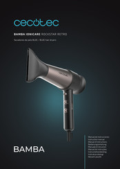 cecotec BAMBA IONICARE ROCKSTAR RETRO Bedienungsanleitung