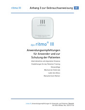 dpv-analytics dpv-ritmo III Anhang Zur Betriebsanleitung