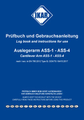 IKAR ASS-1 Prüfbuch Und Gebrauchsanleitung