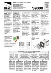CAME R Serie Kurzanleitung