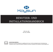 Kaysun KTC-04.1 SPS Benutzer- Und Installationshandbuch