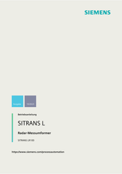 Siemens SITRANS LR100 Betriebsanleitung