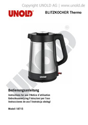 Unold 18715 Bedienungsanleitung