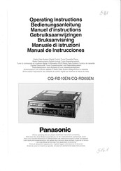 Panasonic CQ-RD10EN Bedienungsanleitung