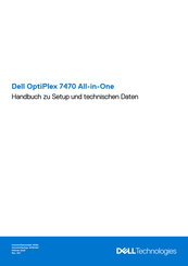 Dell OptiPlex 7470 All-in-One Einrichtungshandbuch