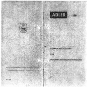 Adler 196 Gebrauchsanleitung