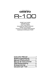 Onkyo R-100 Bedienungsanleitung