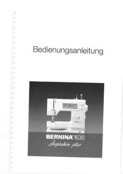 Bernina 1630 Inspiration plus Bedienungsanleitung