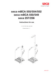 Seca mBCA 550 Bedienungsanleitung