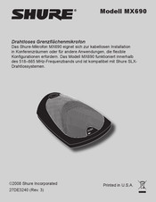 Shure MX690 Bedienungsanleitung