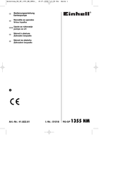 EINHELL RG-GP 1355 NM Bedienungsanleitung
