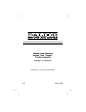 Baldor 18H Serie Installations- Und Bedienungshandbuch