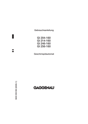 Gaggenau GI 246-160 Gebrauchsanleitung