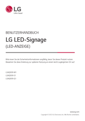 LG LSAQ009-M1 Benutzerhandbuch