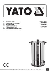 YATO YG-04293 Originalanleitung