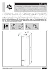 ML MEBLE ELMO 06 Montageanleitung