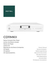 Rotel CD11MKII Bedienungsanleitung