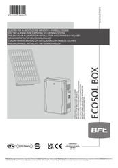 BFT Ecosol Installations- Und Gebrauchsanleitung