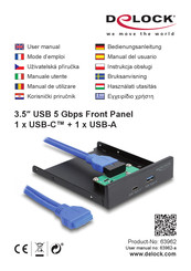 DeLOCK 63962 Bedienungsanleitung