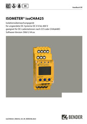 Bender ISOMETER isoCHA425 Handbuch
