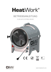HeatWork CLIWI AIR SYSTEMS 300 Betriebsanleitung