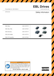 Atlas Copco EBL RE-Module Sicherheitshinweise