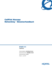 Nortel Networks BCM50 3.0 Benutzerhandbuch