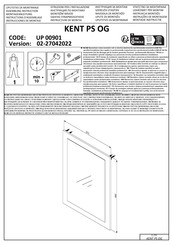 Forma Ideale KENT PS OG UP 00901 Montageanleitung