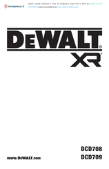 DeWalt DCD708S2T Bersetzt Von Den Originalanweisungen
