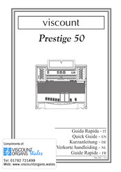 Viscount Prestige 50 Kurzanleitung