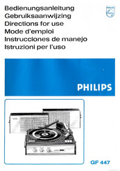 Philips GF 447 Bedienungsanleitung
