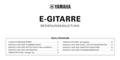 Yamaha Pacifica Bedienungsanleitung
