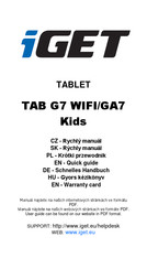 Iget TAB G7 WIFI/GA7 Kids Schnelles Handbuch