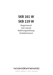 Scandomestic SKB 119 W Bedienungsanleitung