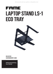 FAME Laptop Stand LS-1 Eco Tray Bedienungsanleitung