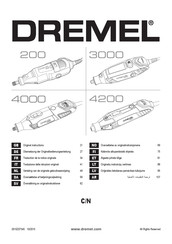 Dremel 4200-4/75 EZ Bersetzung Der Original Bedienungsanleitung