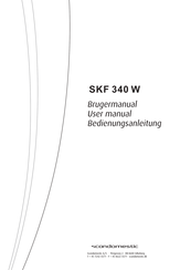 Scandomestic SKF 340 W Bedienungsanleitung