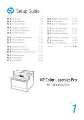 HP Color LaserJet Pro MFP 4302fdn Serie Installations-Handbuch