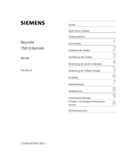 Siemens Reyrolle 7SR10 Handbuch