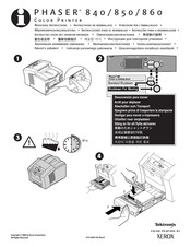 Xerox Phaser 860 Kurzanleitung