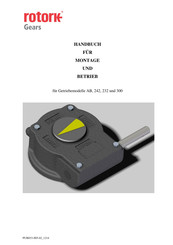 rotork AB 6800 Handbuch Für Montage Und Betrieb